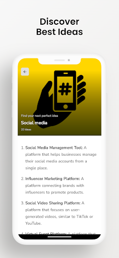 IdeaHub: Find Startup Ideas Screen 3