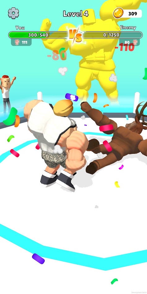 #2. Strong Man Race Run (Android) 게시자: Deli Lyo