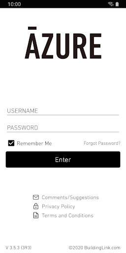 Android application Azure Living screenshort