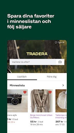 Tradera – acheter et vendre Capture d'Écran de l'Application Android 5