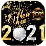 Happy New Year 2021 Greeting Cards & Photo frames icon