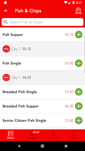 The Steeple Fish Bar Screen 3