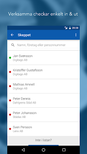Personalliggaren av Teamhub Screen 2