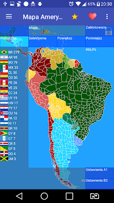 Mapa Ameryki Południowejのおすすめ画像2