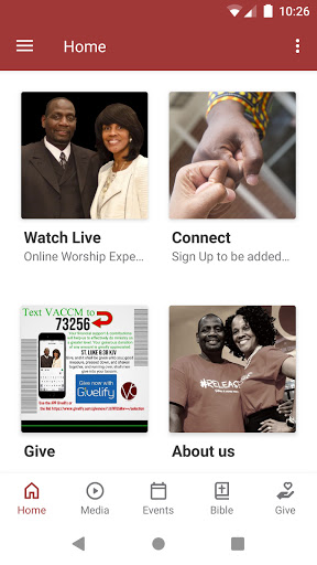 Android application Victory at Calvary screenshort