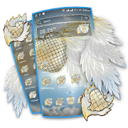 Feather Heart Launcher Theme