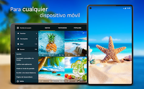 Captura de Pantalla 6 Fondos de pantalla verano 4K android