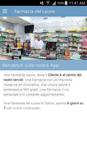 Android application Farmacia del Leone di Sorbone screenshort
