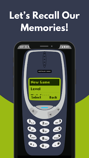 Android application Nostalgic Snake screenshort