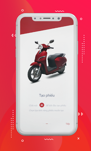 Android application VinFast POS screenshort