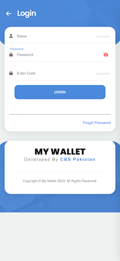 My Wallet Screenshot