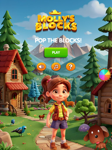 Android application Molly Blocks: Pop The Blocks! screenshort