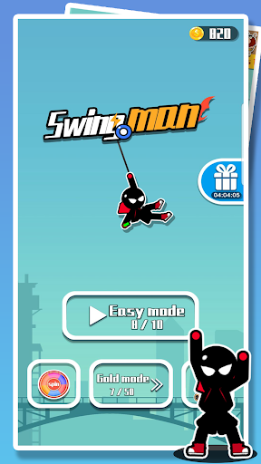 Android application Swing Man screenshort