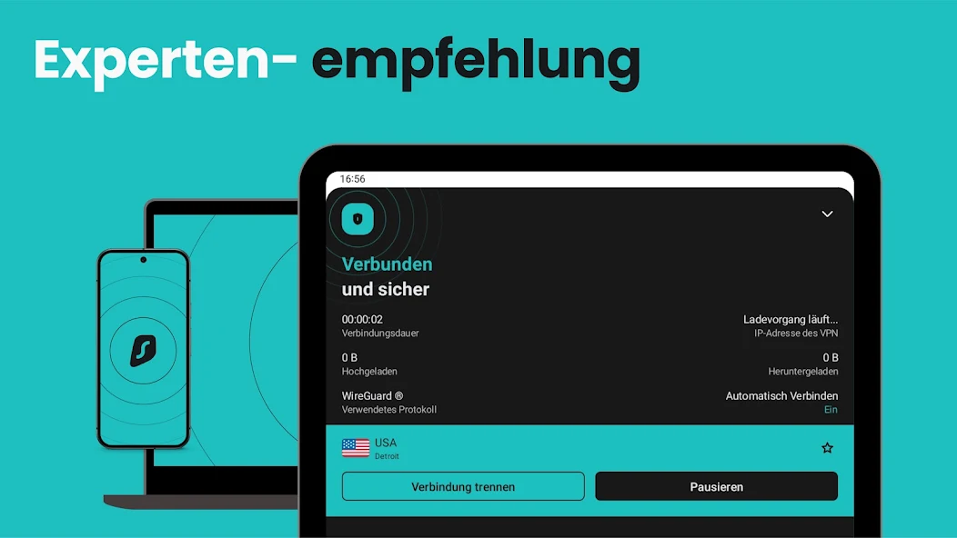 Surfshark: VPN für mehr Schutz UI shots 16