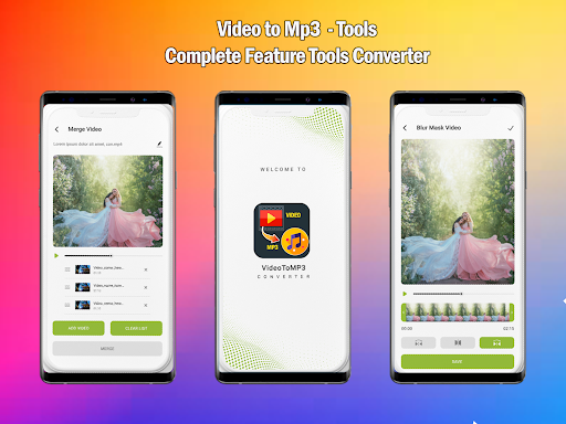 Android application Video to MP3 Tools Completed screenshort