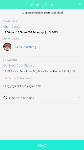 Girl Next Door Fitness Screen 3