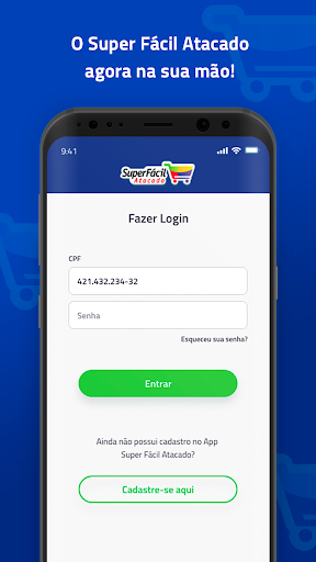 Android application SuperFacil screenshort