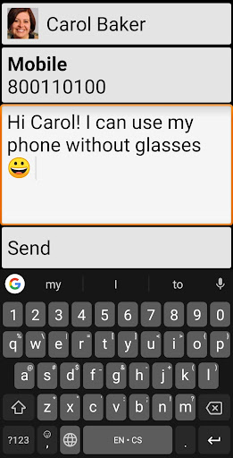 BIG SMS for Seniors Screen 3