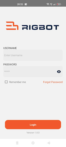 Android application Rigbot TMS Driver screenshort