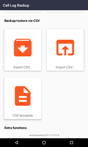 Android application Call Logs Backup & Restore screenshort