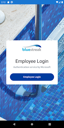 Android application Bluestreak Now Employee screenshort