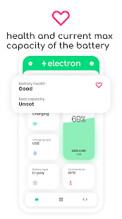 Electron - battery health info Screenshot