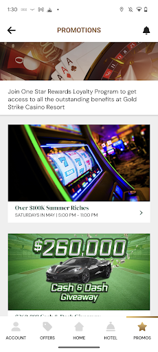 Gold Strike Casino Resort Screen 3
