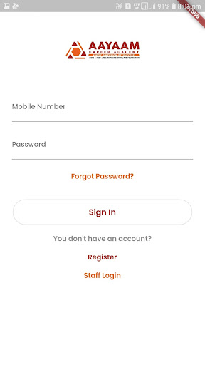 Android application Aayaam Career Academy Official screenshort