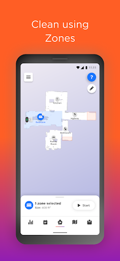 Android application MyNeato screenshort