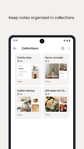 Screenshot of Notes