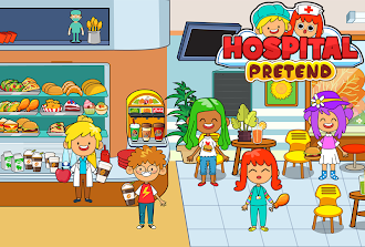 Game screenshot My Pretend Hospital Town Life apk download