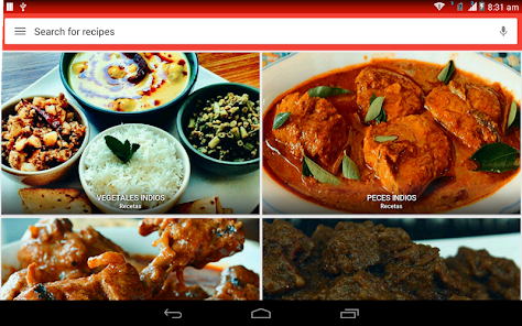 Screenshot 9 Recetas Indias android