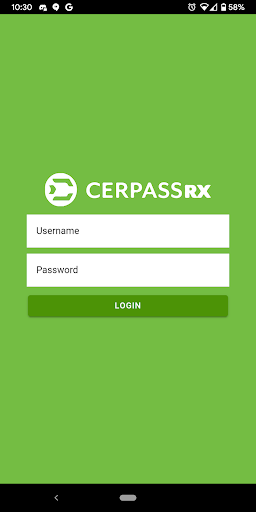 Android application CerpassRx screenshort