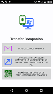 Aperçu de l'application
