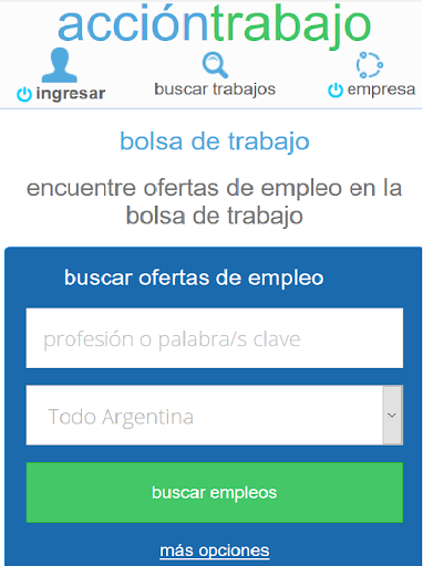 Acciontrabajo Screen 2