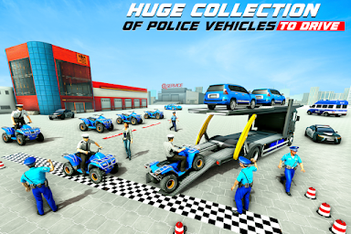 Police Cargo Truck Offroad 3D