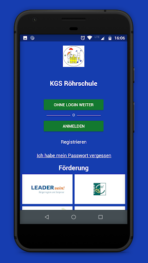 Android application KGS Röhrschule screenshort