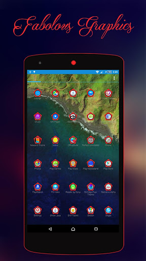 Android application Theme for Nexus 6 screenshort