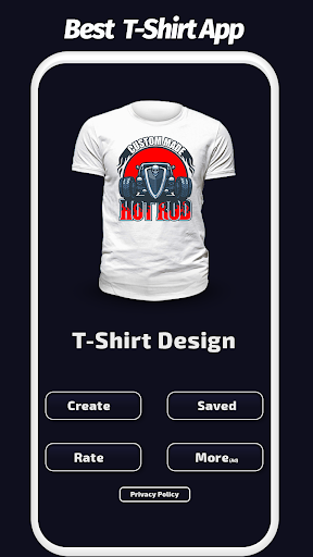 Android application T Shirt Design - Custom T Shir screenshort