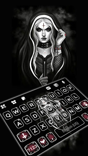 Android application Sexy Nun Keyboard Background screenshort