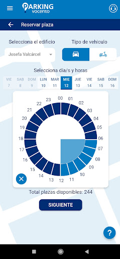 Android application Vocento Parking screenshort