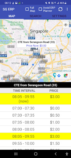 Android application SG ERP: Rates & Avoid ERP screenshort