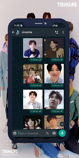 Android application Junkyu Animated WASticker screenshort