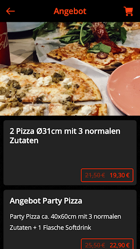 Sam’s Pizza Trier Screen 3