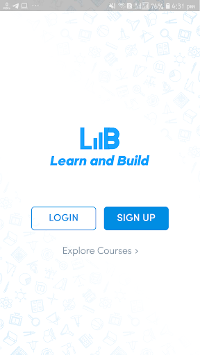 Android application Learn and Build screenshort