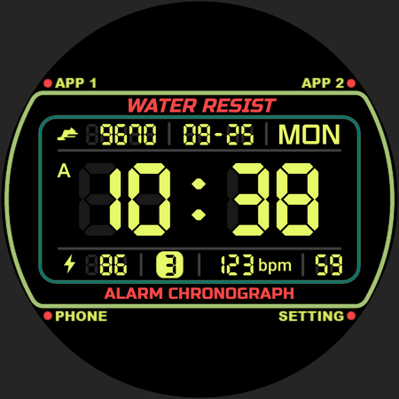 JJ-Digital030 Watch Face screenshot 29