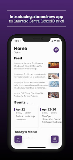 Android application Stamford Central School, NY screenshort
