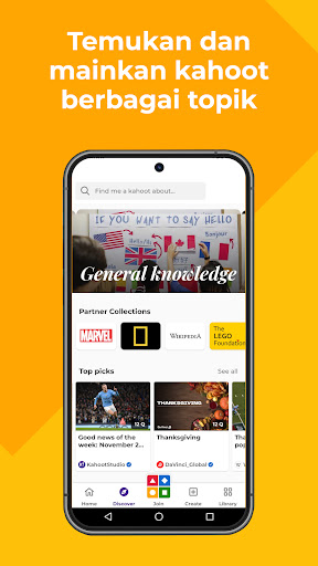 Kahoot! Bermain & Membuat Kuis screenshot 3