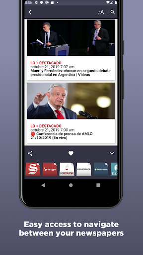 Mexican Newspapers Screen 3