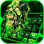 Green Zombie Skull Theme